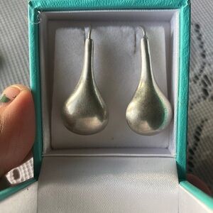 Sleek Teardrop Silver 925  Earrings